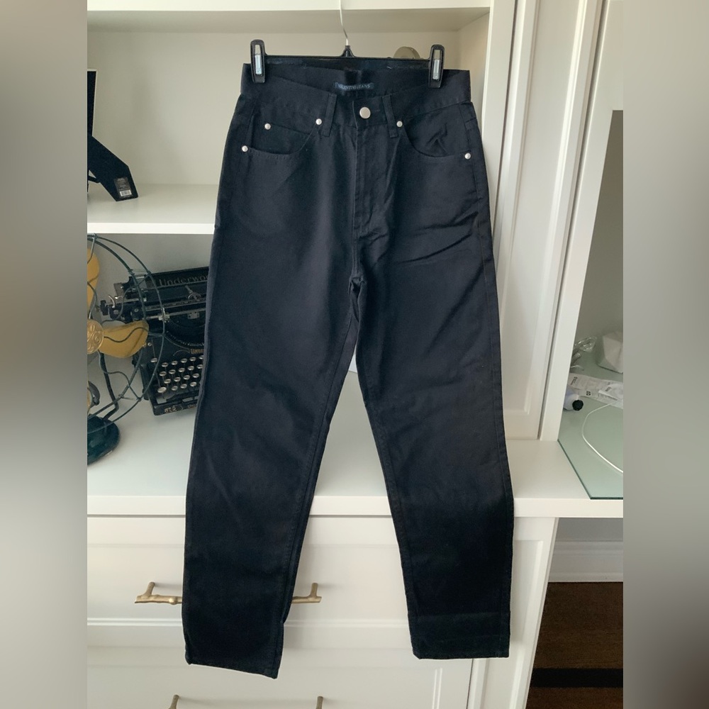 VALENTINO GARAVANI Straight Leg Black Jeans Women’s Size 28 BRAND NEW CONDITION